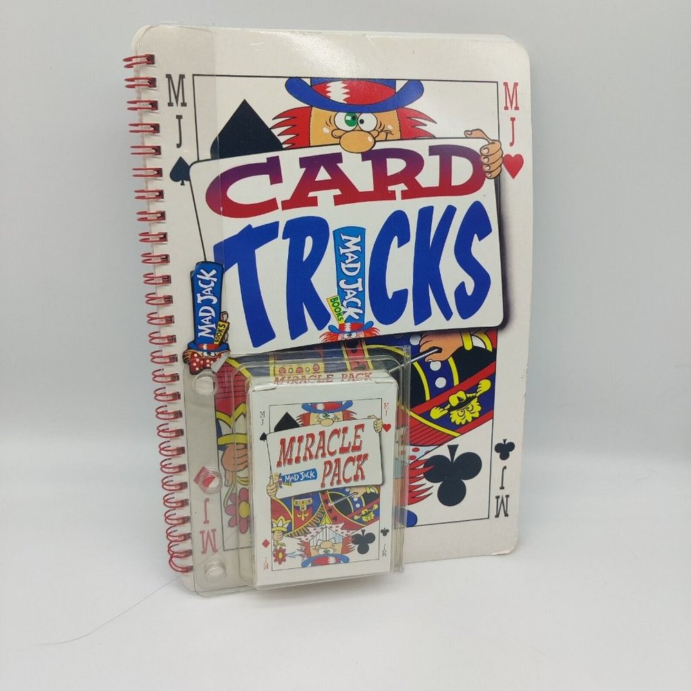 Mad Jack Card Tricks Book With Cards 1996